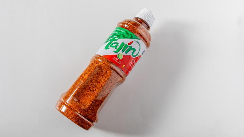 bottle of Tajín seasoning