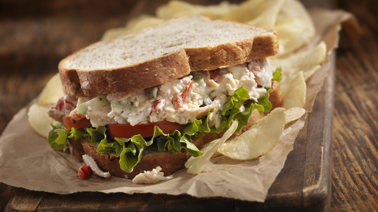 Chicken salad sandwich