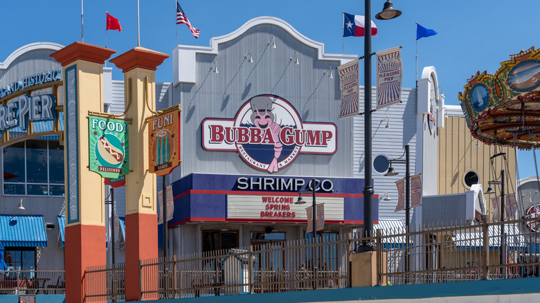 A Bubba Gump Shrimp restaurant