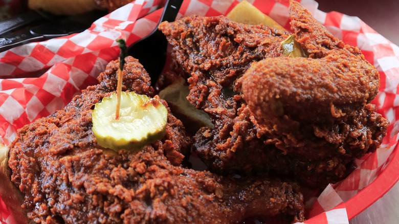 Nashville-style fried chicken 