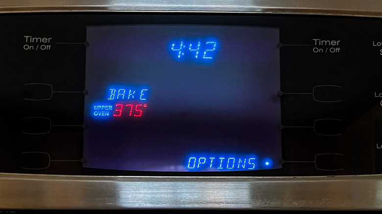 Oven at 375 F