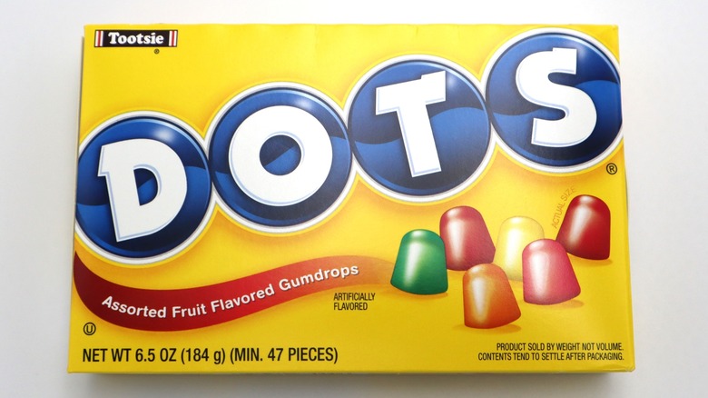 box of Dots gumdrops