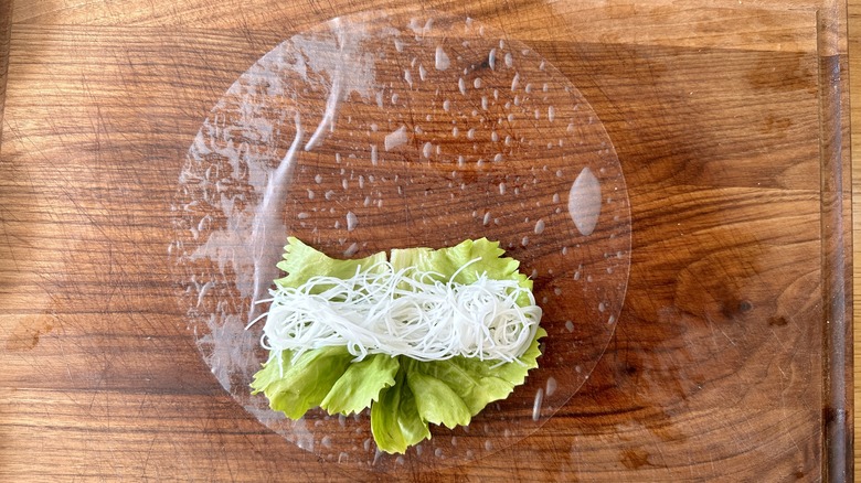 rice paper lettuce vermicelli