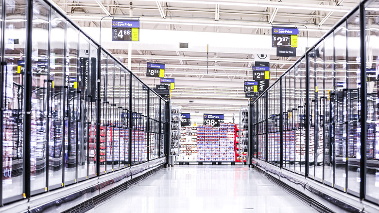 Walmart freezer aisle