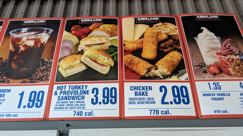 Hot turkey sandwich on Costco menu