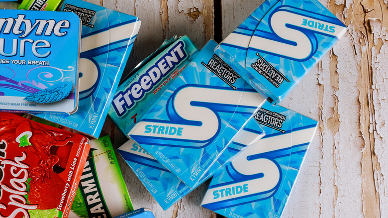 packs of stride gum