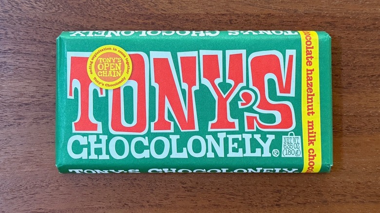 Tony's Milk Chocolate Hazelnut bar