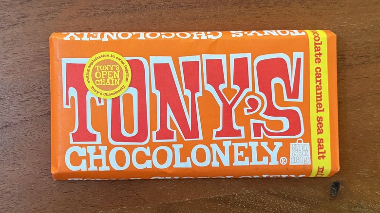 Tony's Milk Chocolate Caramel Sea Salt bar