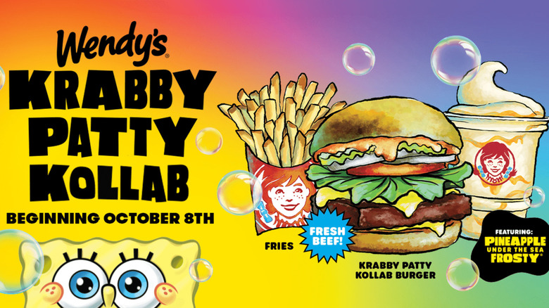 Wendy's Krabby Patty Kollab promo