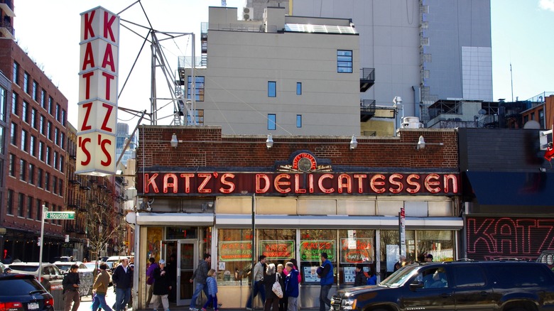 Katz's delicatessen in NYC