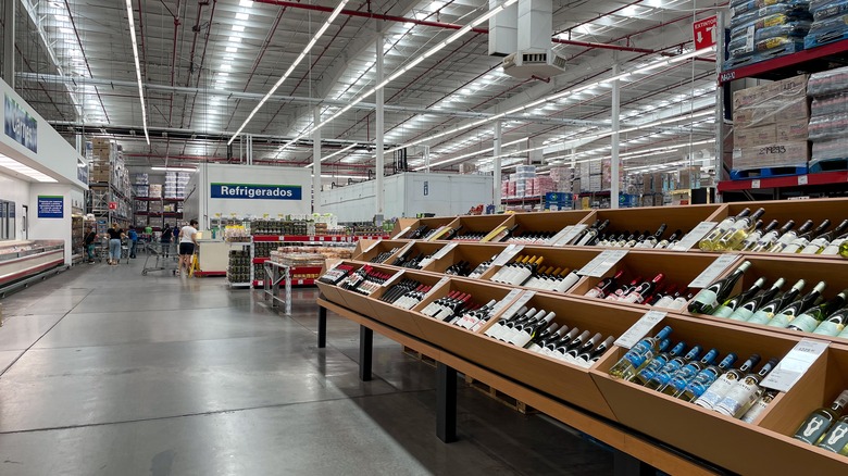 Costco alcohol section