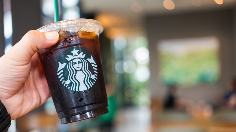 Starbucks black iced coffee