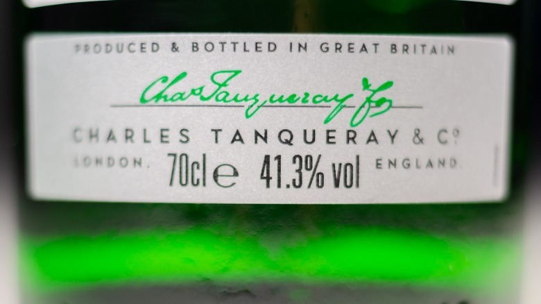 ABV percentage on alcohol bottle label