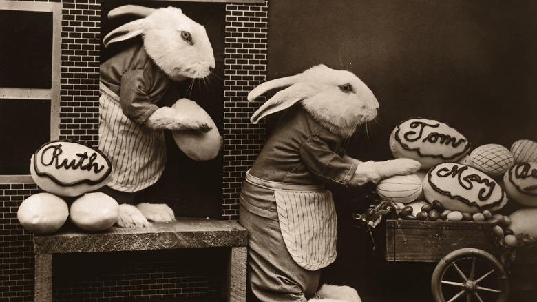 vintage Easter Bunny art