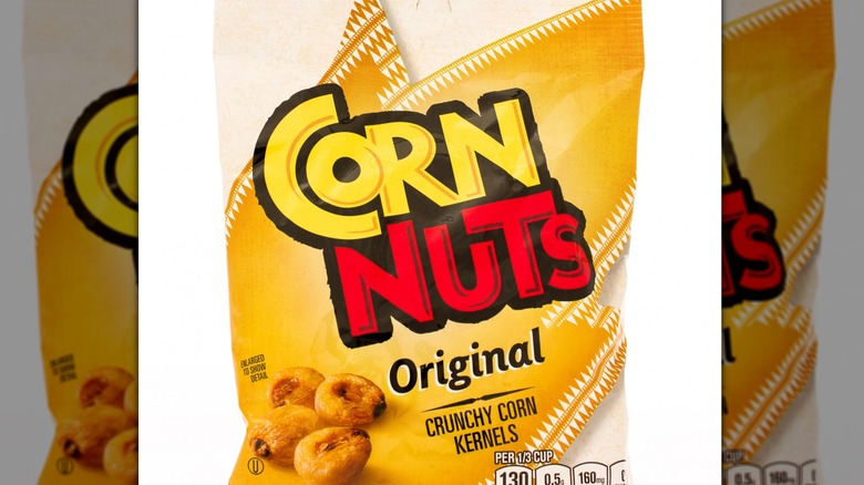 The front of a package of original corn nuts