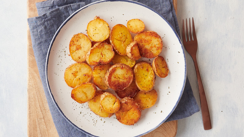 cottage fries on a plate