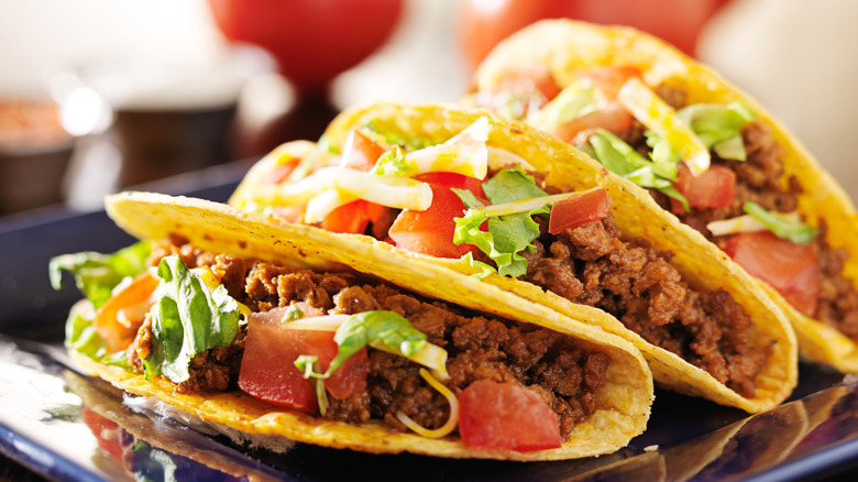 Ground beef tacos