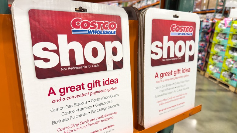 Costco shop cards for sale