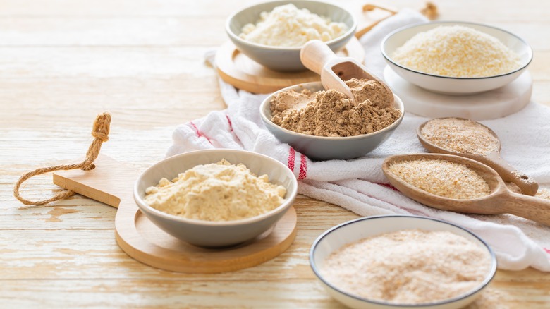 Various flours 