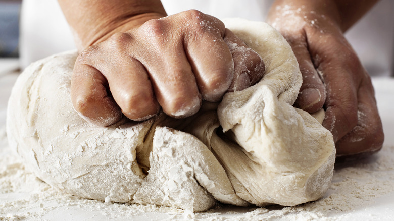 kneading dough