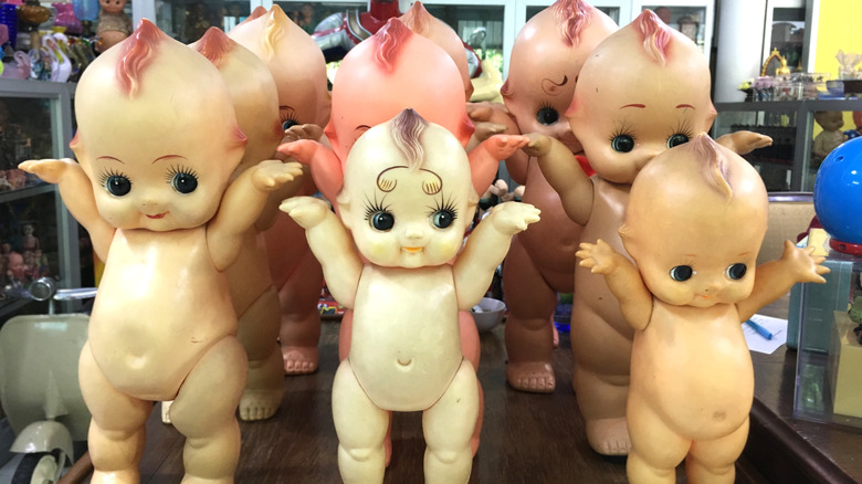 Group of Kewpie dolls