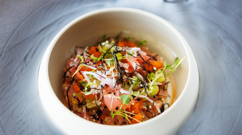 Tuna tartar with masago