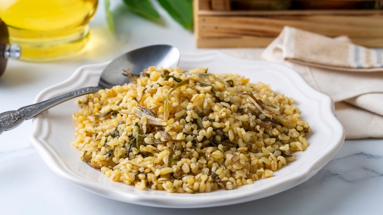 bulgur wheat pilaf