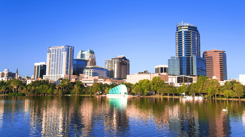 Orlando, Florida skyline during the day