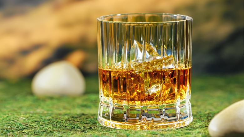 Whisky in a rocks glass