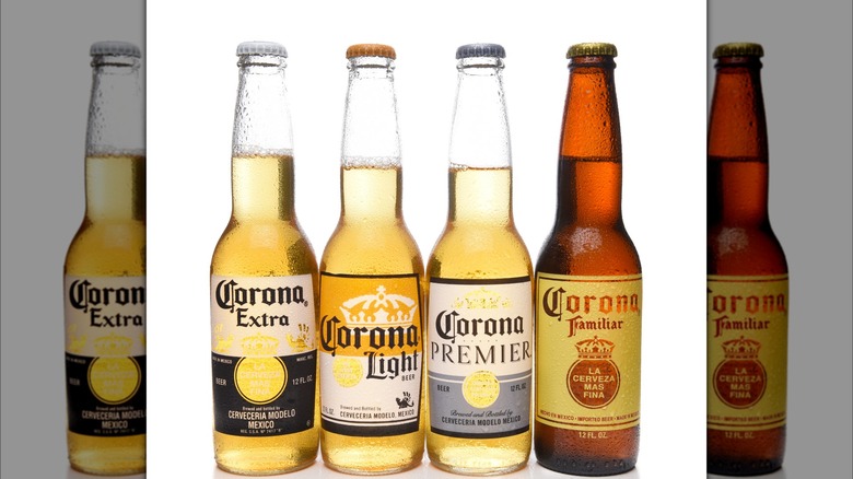 Different Corona beers