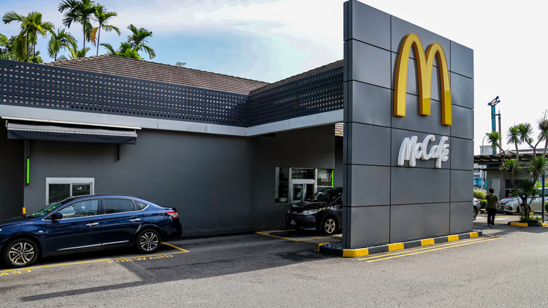 McCafé drive-thru in Singapore