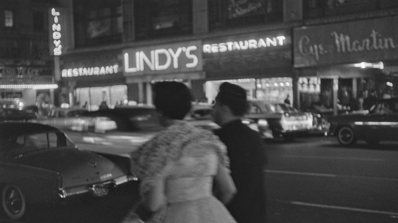 Lindy's restaurant in Times Square