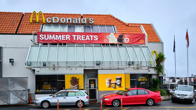 McDonald's drive-thru in New Zealand