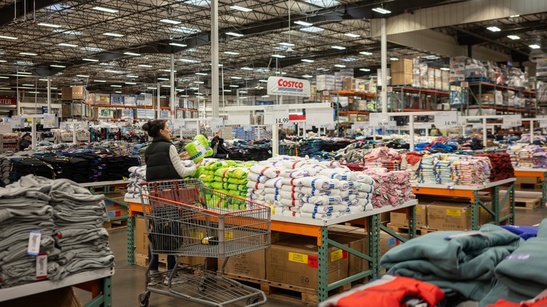 Costco clothing section