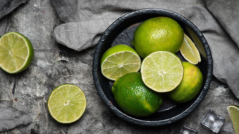 Bowl of limes