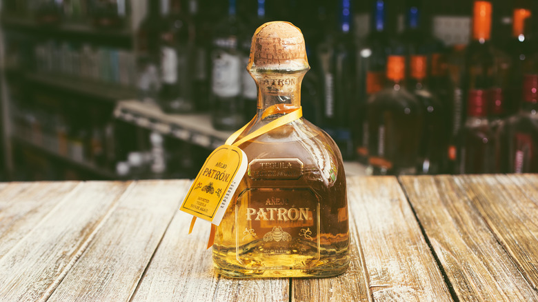 Bottle of Patron Anejo