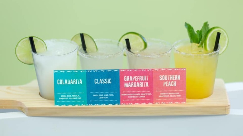 variety of margaritas