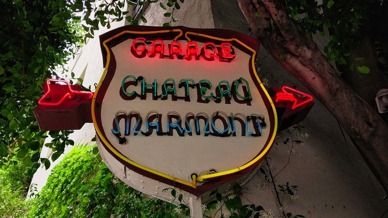 Chateau Marmont Neon Sign