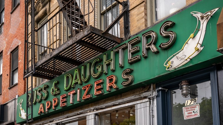 Russ & Daughters storefront