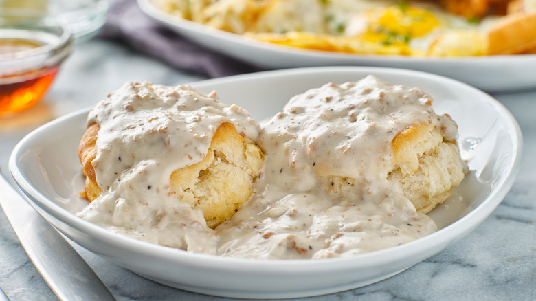 biscuits and gravy