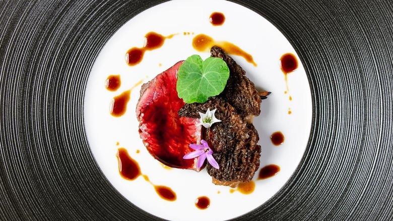 A plate of carne asada from Californios, in San Francisco