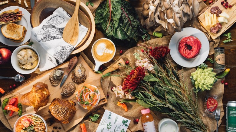 Boston Public Market food spread