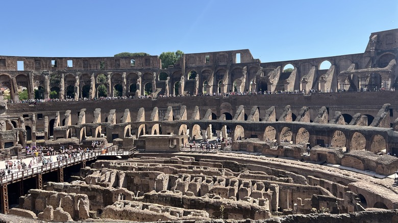 Inside Roman Colosseum