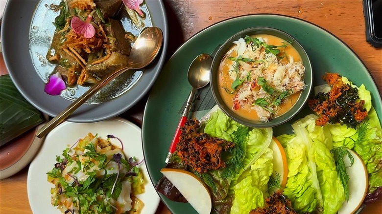 Langbaan Thai food dishes