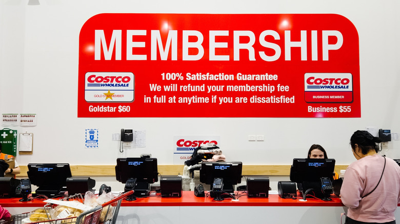Costco's membership desk