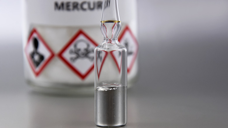 Mercury in vial
