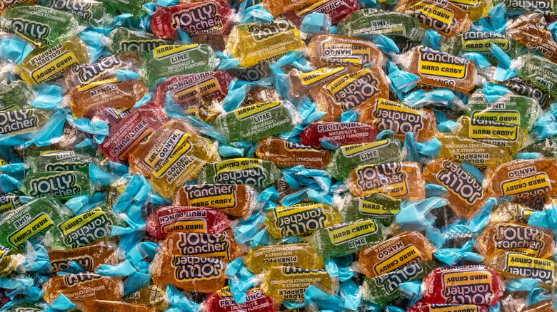 Tropical Jolly Rancher hard candy flavors