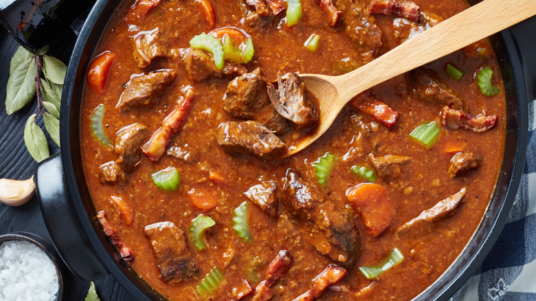 beef stew in a pot