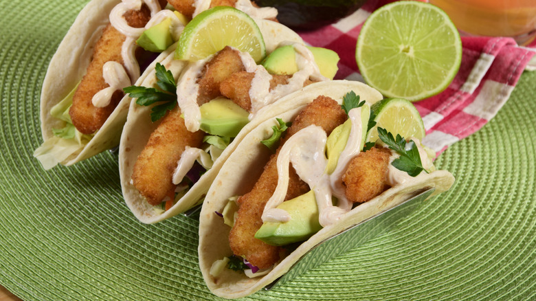 Baja fish tacos