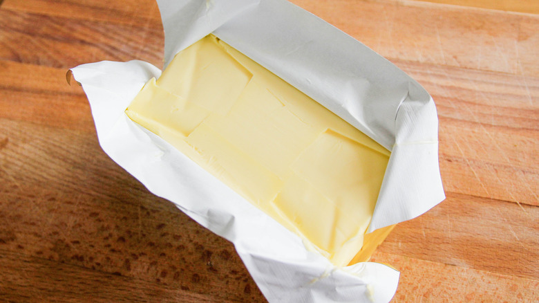 Packet of butter